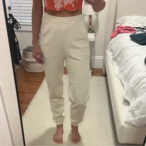 LAPOINTE cream joggers